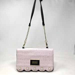 Betsey Johnson Blush Pink Crossbody Bag